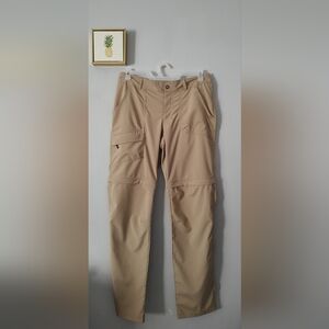 Women's Pants Omny Shield Columbia  Color Beige 12 Convertible Pockets Quick Dry